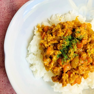 ♦️材料少なめで簡単なドライカレー